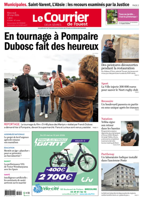 Cover of Le Courrier de l’Ouest (Deux-Sevres)
