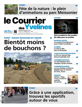 Cover of Le Courrier des Yvelines (Poissy)