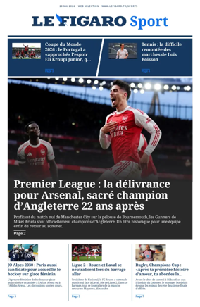 Cover of Le Figaro Sport