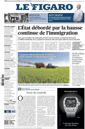 Cover of Le Figaro