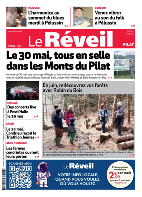 Cover of Le Reveil du Vivarais – edition Pilat