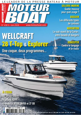 Cover of Moteur Boat Magazine