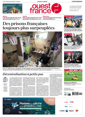 Cover of Ouest France (Chateaubriant)