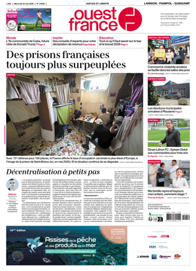 Cover of Ouest-France (Lannion / Paimpol / Guingamp)