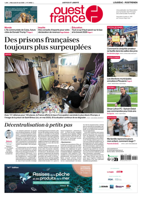 Cover of Ouest France (Loudeac / Rostrenen)