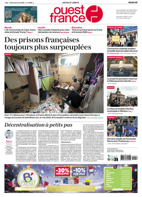Cover of Ouest France (Manche)