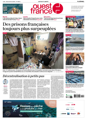 Cover of Ouest France (Ploermel)