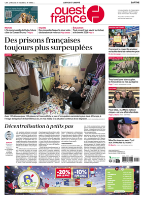 Cover of Ouest France (Sarthe)