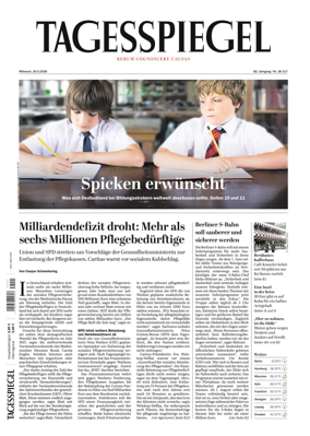 Cover of Der Tagesspiegel