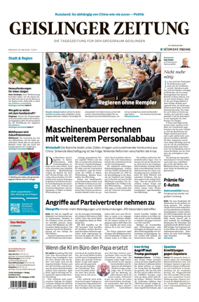 Cover of Geislinger Zeitung