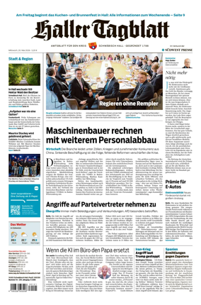 Cover of Haller Tagblatt