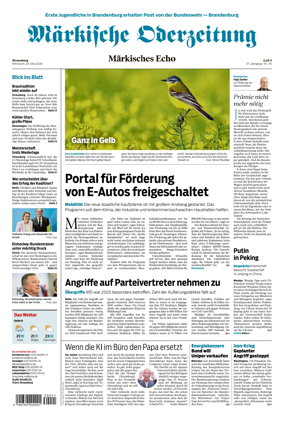 Cover of Markische Oderzeitung Strausberg