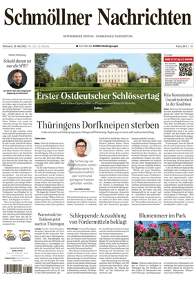 Cover of Ostthuringer Zeitung (Schmolln)