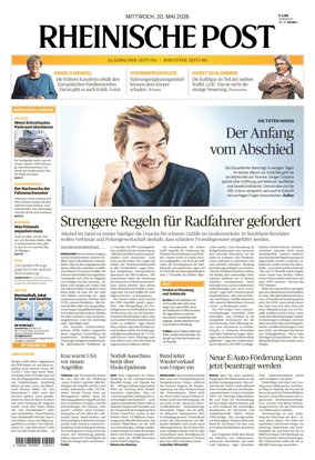 Cover of Rheinische Post - Monchengladbach and Korschenbroich