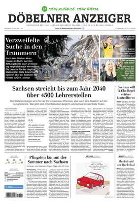Cover of Sachsische Zeitung (Dobeln)