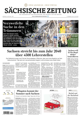 Cover of Sachsische Zeitung (Weiswasser)