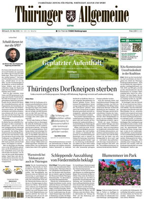 Cover of Thuringer Allgemeine (Gotha)