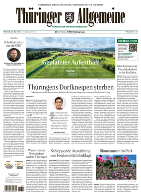 Cover of Thuringer Allgemeine (Muhlhausen und Bad Langensalza)