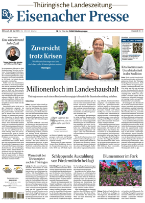 Cover of Thuringische Landeszeitung (Eisenach)