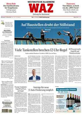 Cover of Westdeutsche Allgemeine Zeitung (Dortmund-Sud II)