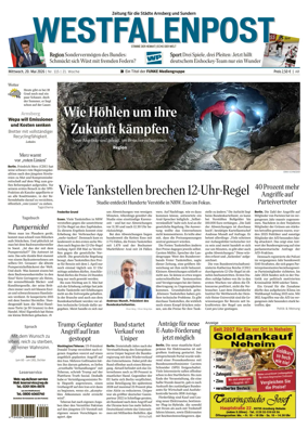 Cover of Westfalenpost (Arnsberg)