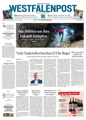 Cover of Westfalenpost (Bad Berleburg Wittgenstein)