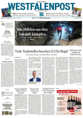 Cover of Westfalenpost (Hagen Hohenlimburg)