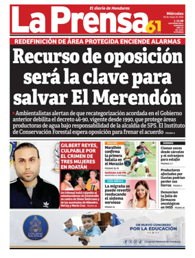 Cover of Diario La Prensa
