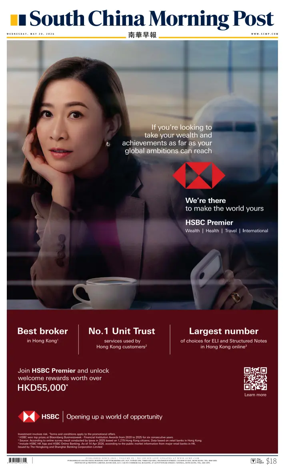 Cover of South China Morning Post