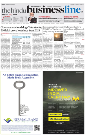 Cover of BusinessLine (Kolkata)
