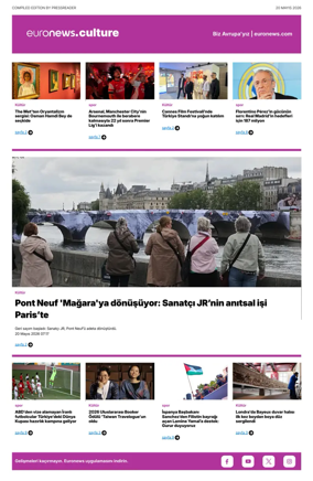 Cover of Euronews Culture and Sport (Turkish) Compiled Edition