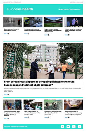 Cover of Euronews Health (English) Compiled Edition