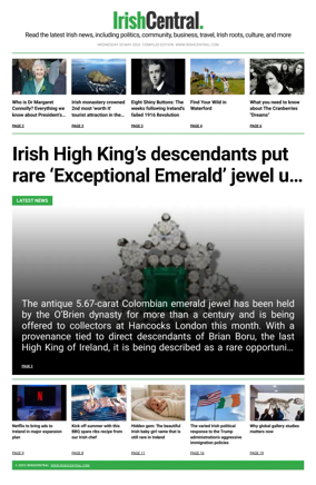 Cover of Irish Central
