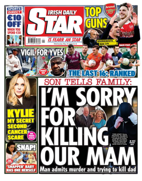 Cover of Irish Daily Star