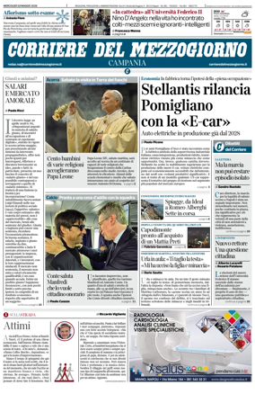 Cover of Corriere del Mezzogiorno (Campania)