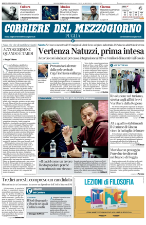 Cover of Corriere del Mezzogiorno (Puglia)