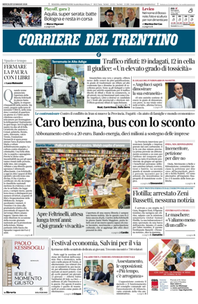 Cover of Corriere del Trentino