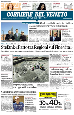 Cover of Corriere del Veneto (Treviso e Belluno)