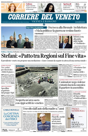 Cover of Corriere del Veneto (Vicenza e Bassano)