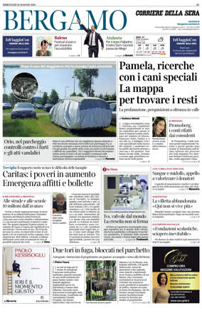 Cover of Corriere della Sera (Bergamo)