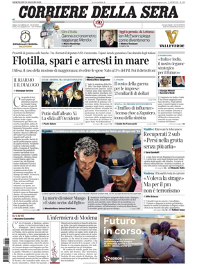 Cover of Corriere della Sera