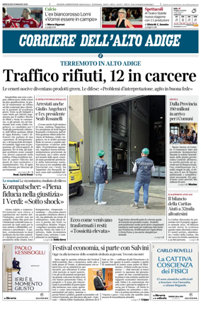Cover of Corriere dell'Alto Adige