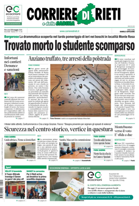 Cover of Corriere di Rieti