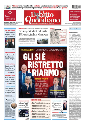 Cover of Il Fatto Quotidiano