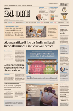 Cover of Il Sole 24 Ore