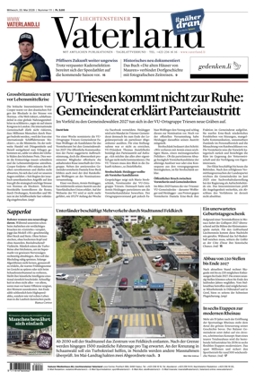 Cover of Liechtensteiner Vaterland
