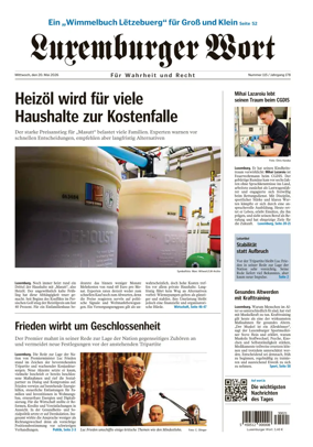 Cover of Luxemburger Wort