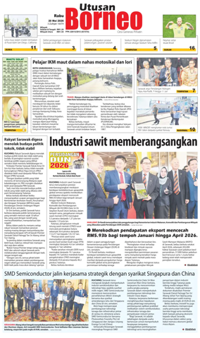 Cover of Utusan Borneo (Sarawak)