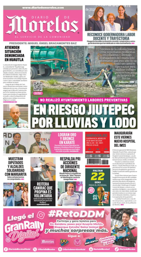 Cover of Diario de Morelos