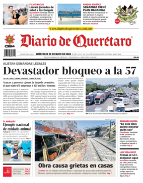 Cover of Diario de Queretaro